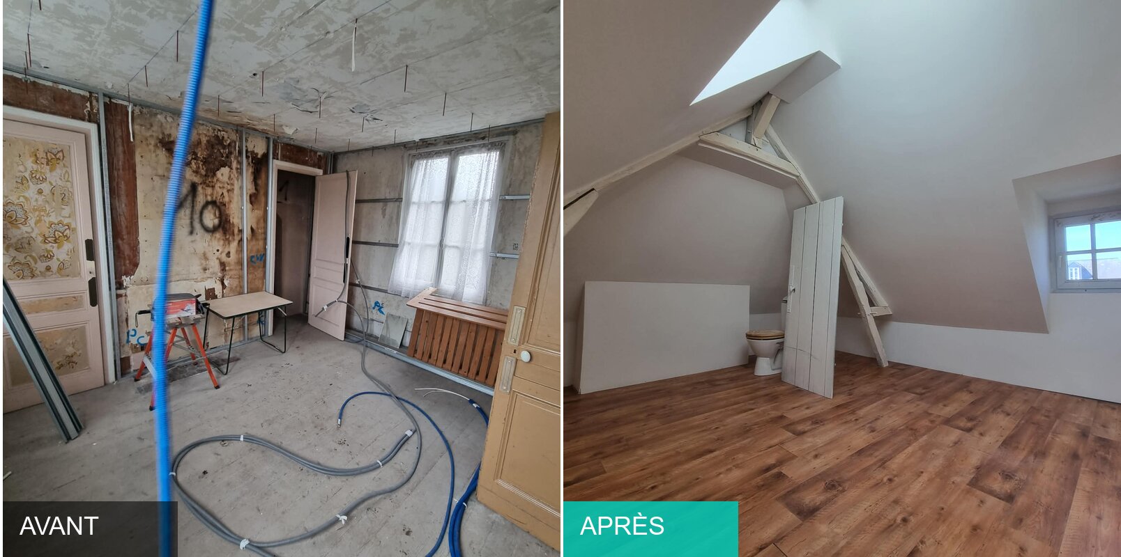 Rénovation complète d'une pièce — artisan bâtiment Nord (59)